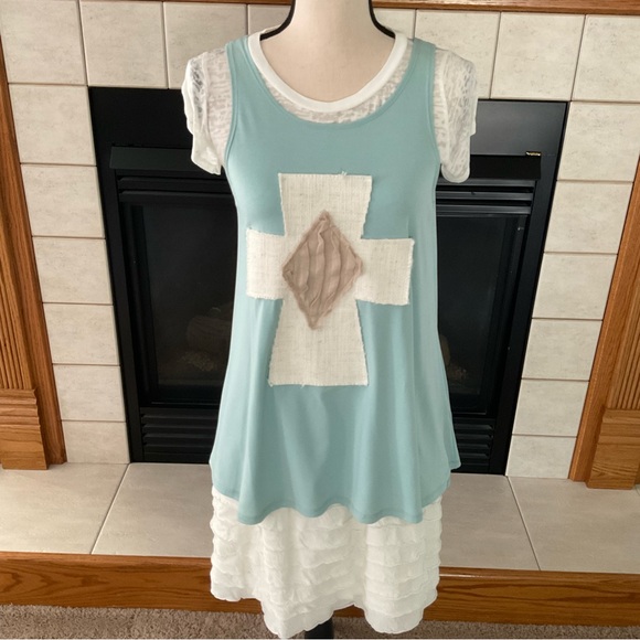 Lost Petal Linens 3-Piece Outfit, Women’s Sz M - Picture 2 of 15